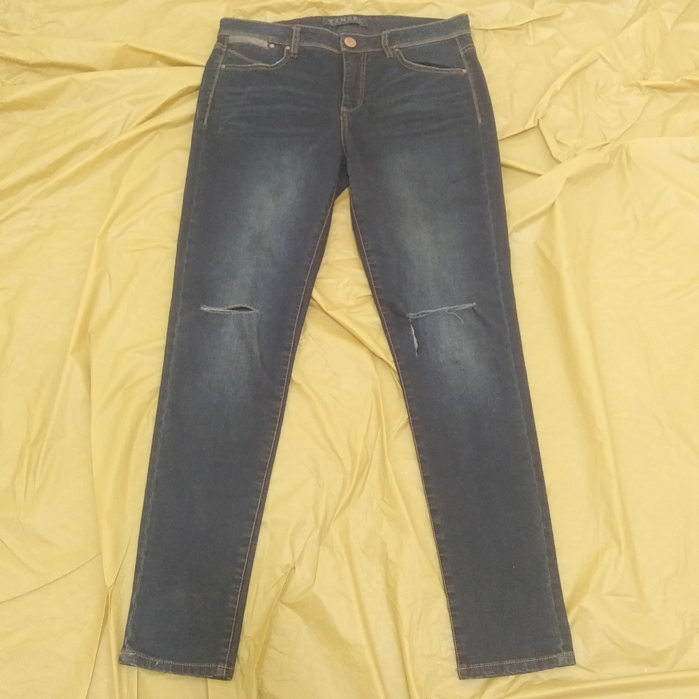 Tinsel Denim Dark Wash Size 28 Mid Rise Skinny Jeans
